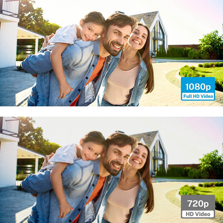 Wireless Video Doorbell Camera | AI Motion Detection 1080P