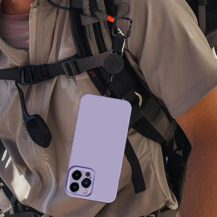 Retractable Phone Security Holder | Anti-Theft Belt Clip Design