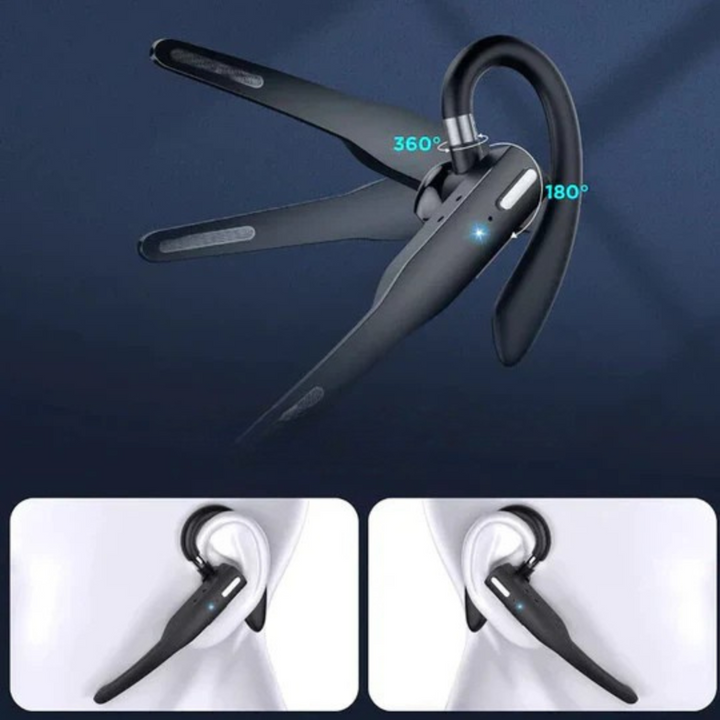 Bluetooth Headset | Professional Noise Cancelling with Digital Display