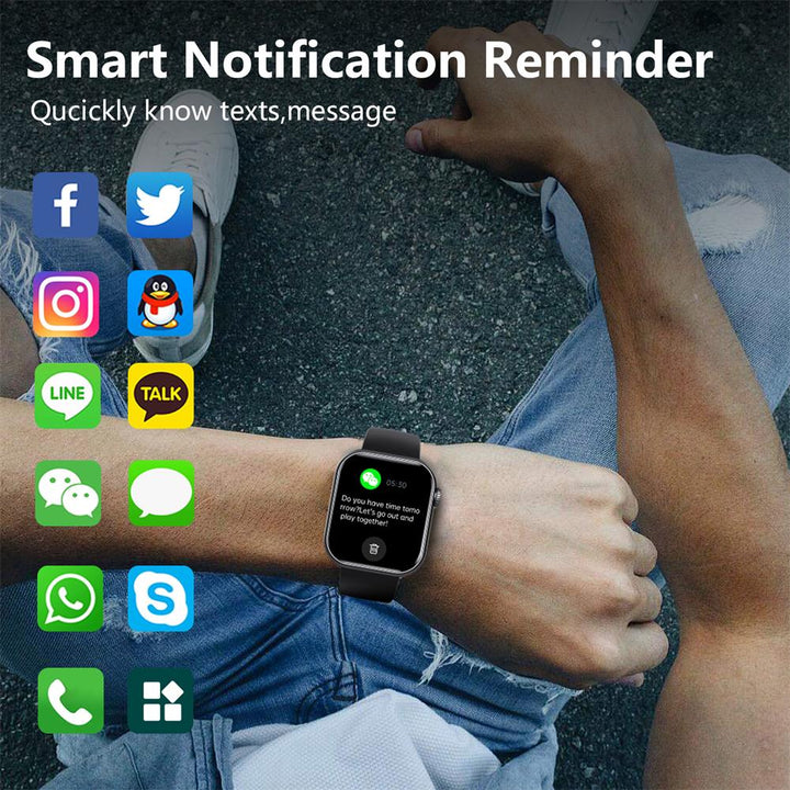 Smart Health Watch | Blood Sugar & Vital Signs Monitor